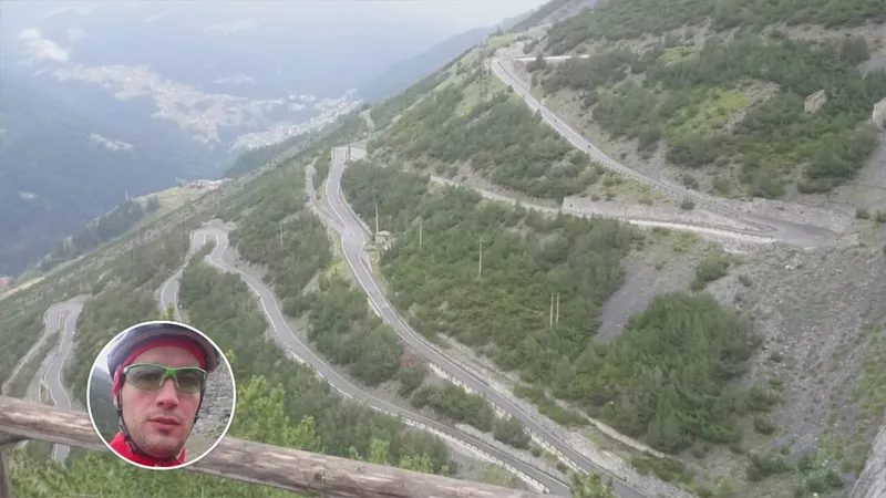 Straße nach Bormio, wir sind nach der dritten Kehre abgebogen