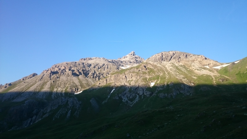 Sonnenaufgang bei der Sesvenna Hütte