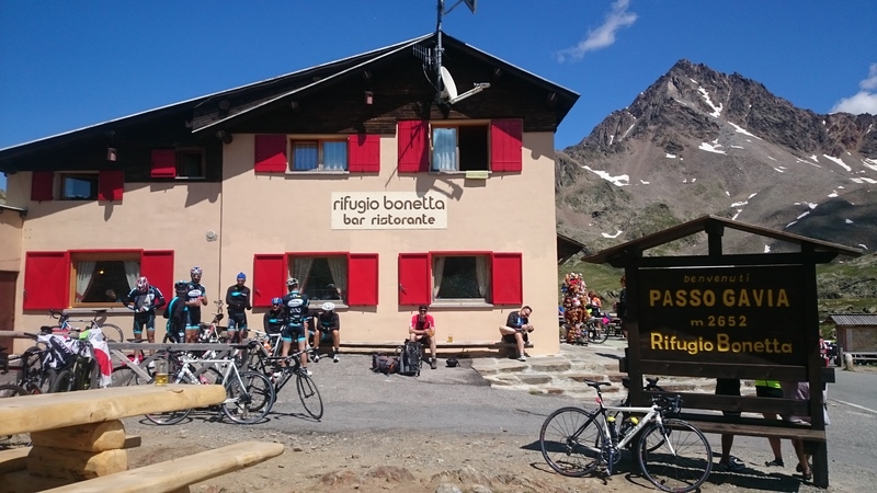 Rifugio Bonetta am Gaviapass - 2652m